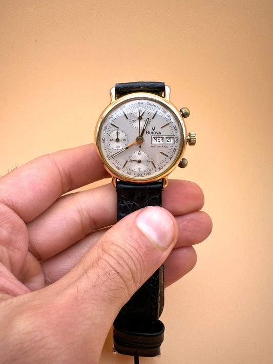 Bulova Automatic Day Date Chronograph 1990s