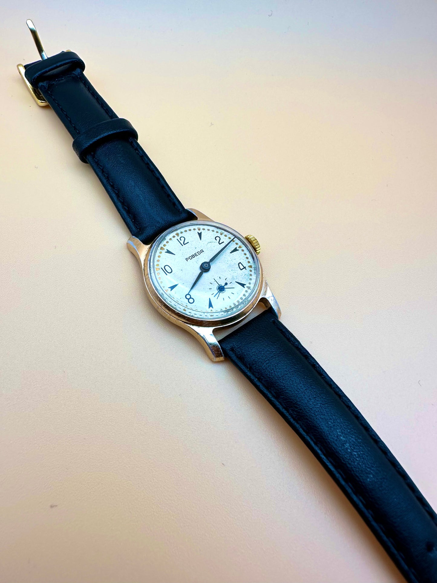 Pobeda Soviet Era Dress Watch 1960s