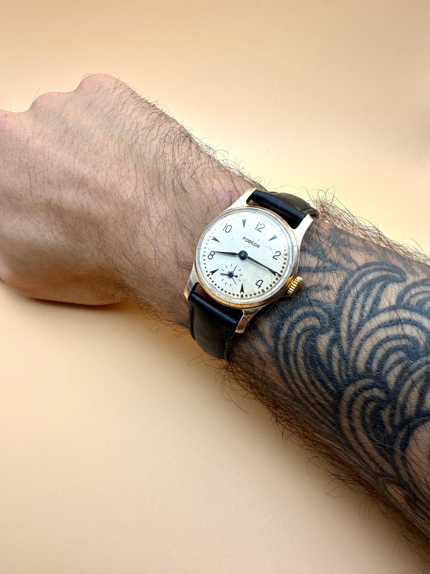 Pobeda Soviet Era Dress Watch 1960s