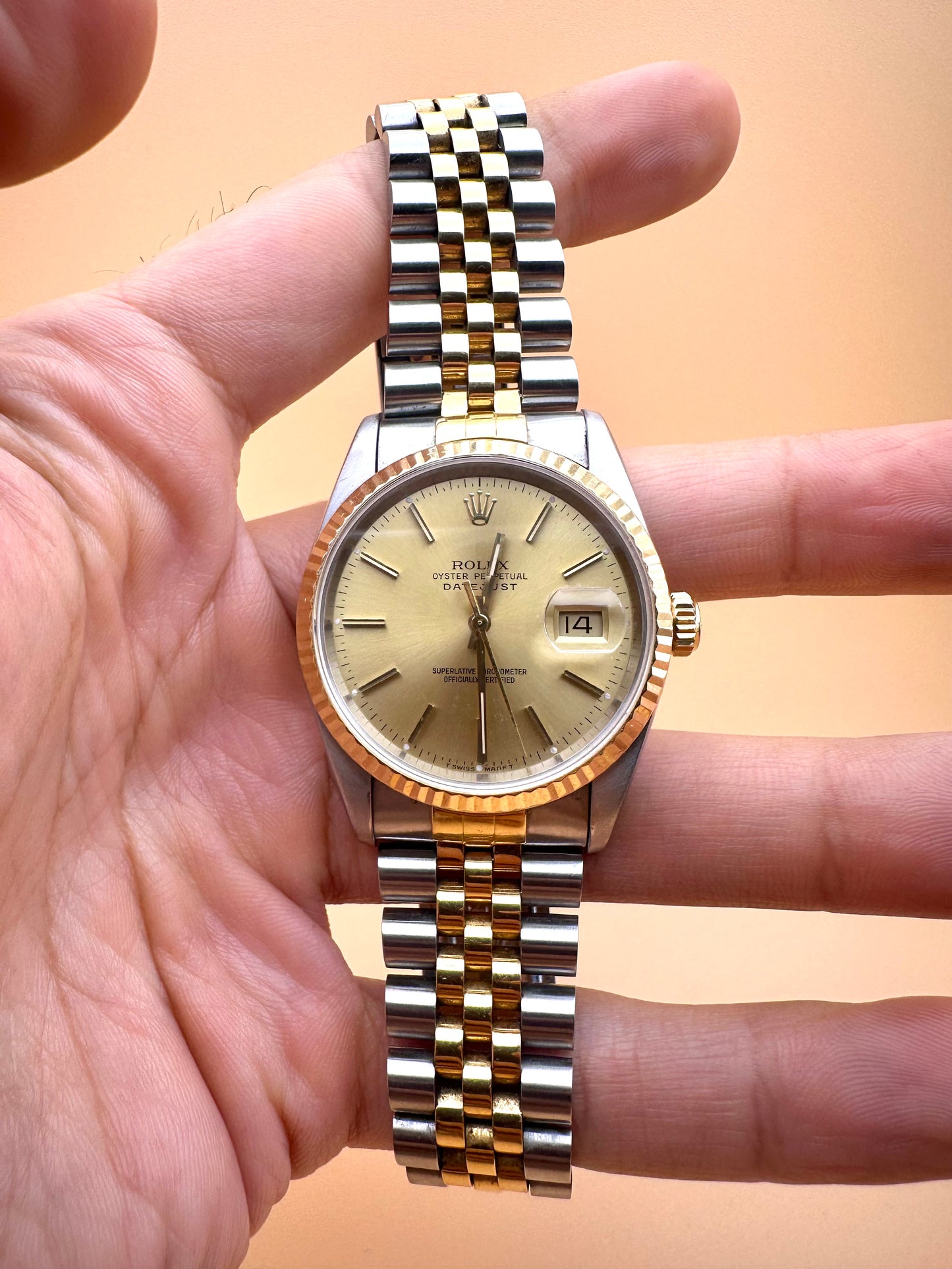 Rolex Datejust two tone 1993